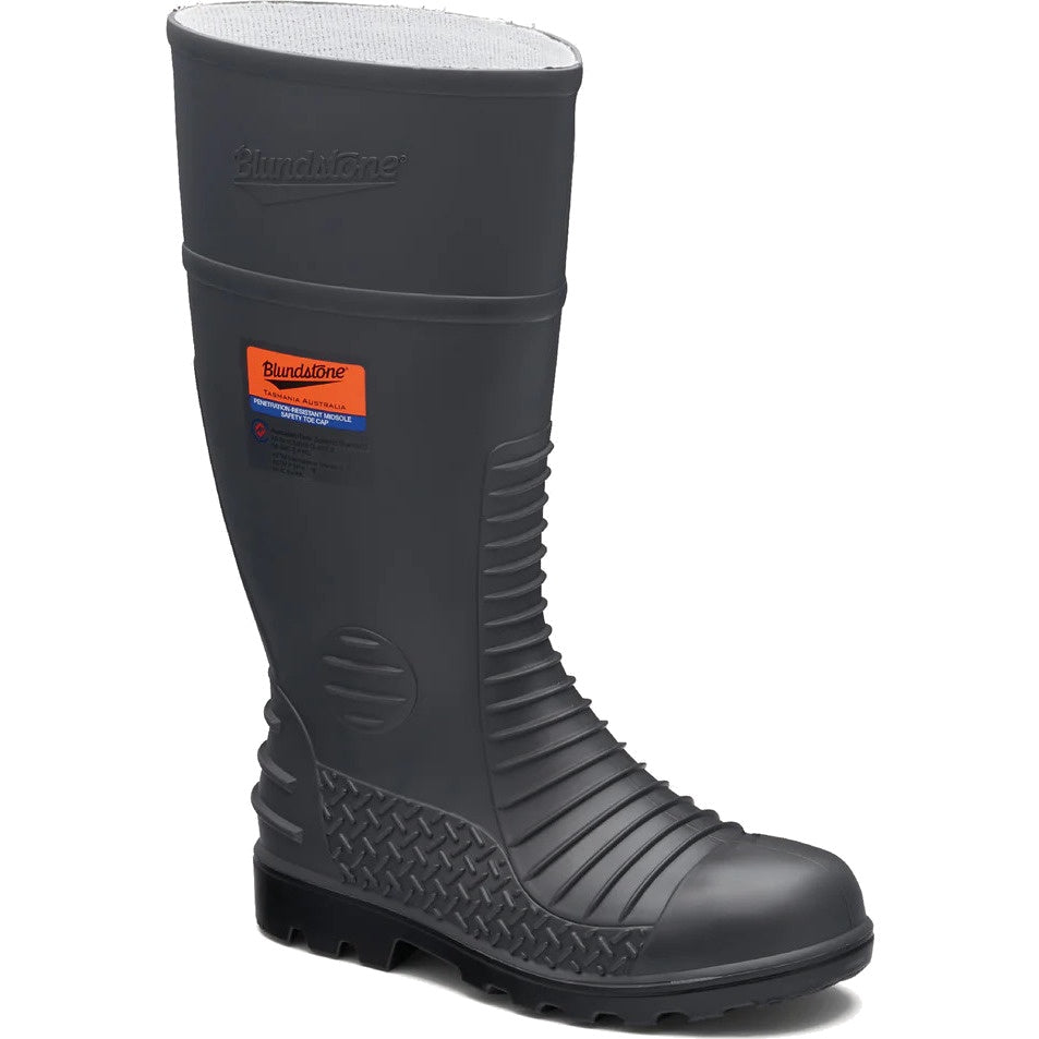 BLN Gumboot Safety Orange Label #024 Penetration-Resistant Grey