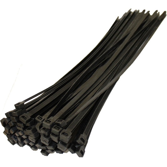 CCI Cable Ties Black UV HD 7.6mm 100pk