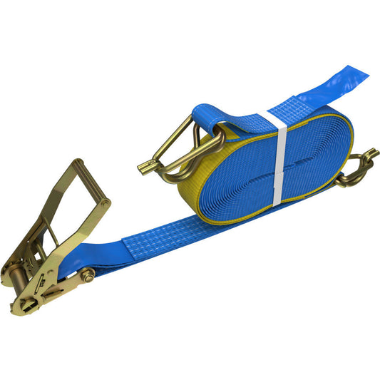 LRA Ratchet Strap 750kg JJ+K Hook 25mm x 5m