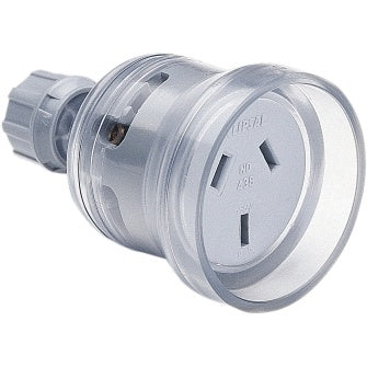 CSL Plug Top 10A 3P Female 438 Clear