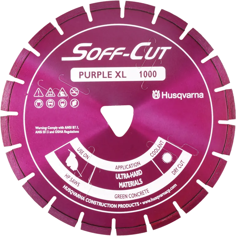 HSQ Blade Soff-Cut XL14-350 Early Entry w/ Skid Plate 343x3.2mm