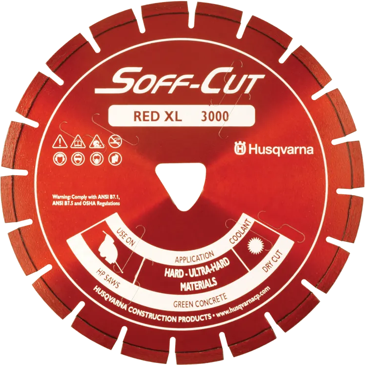 HSQ Blade Soff-Cut XL14-350 Early Entry w/ Skid Plate 343x3.2mm