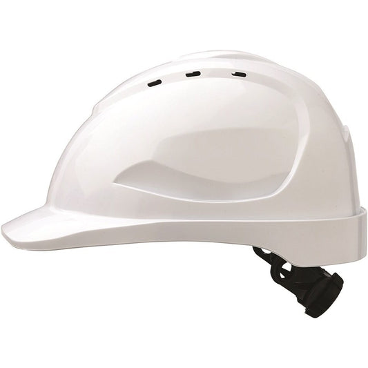 PCH Hard Hat V9 Short Brim Vented Ratchet White