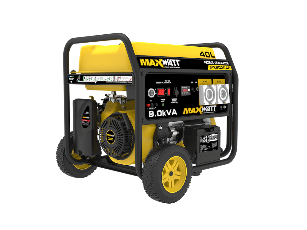 MWT Generator Open Frame MX9000AS 9kVA 240V Petrol