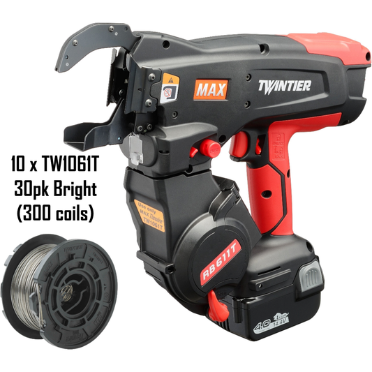 MAX Rebar Tier RB611T + 2x5Ah + 10x30xTW1061T Pallet Bundle
