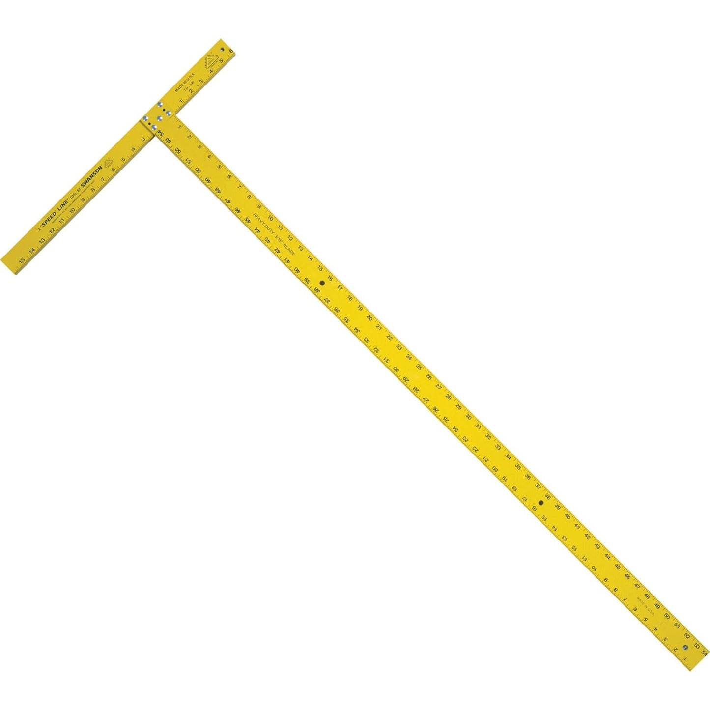 SWN Square Wallboard T-Square 1.4m Yellow