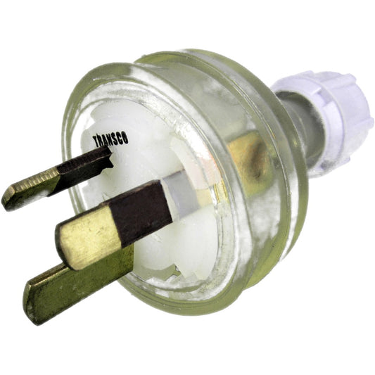 TCO Plug Top 15A 3P Male EP15 Clear