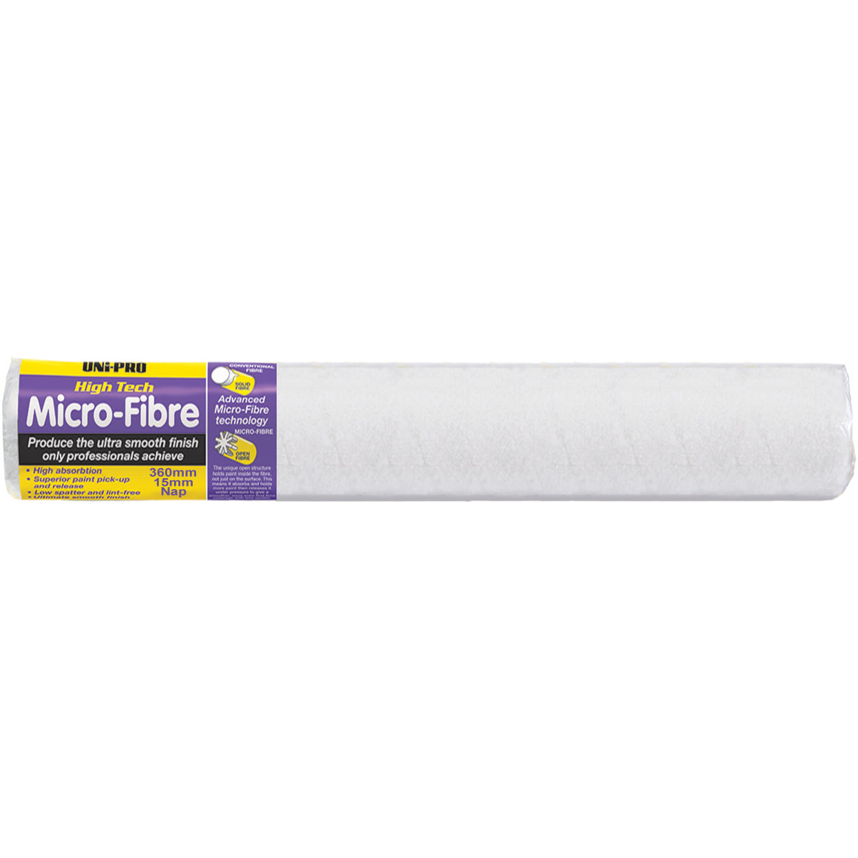 UPO Roller Cover High Tech Microfibre 15mm