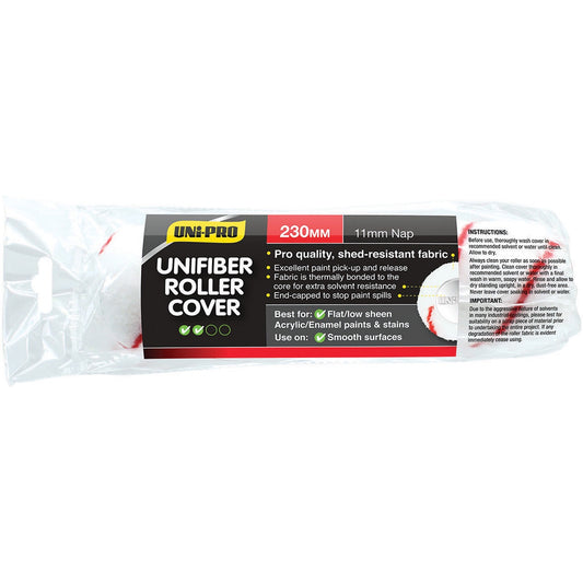 UPO Roller Cover Unifiber Synthetic Red 11mm