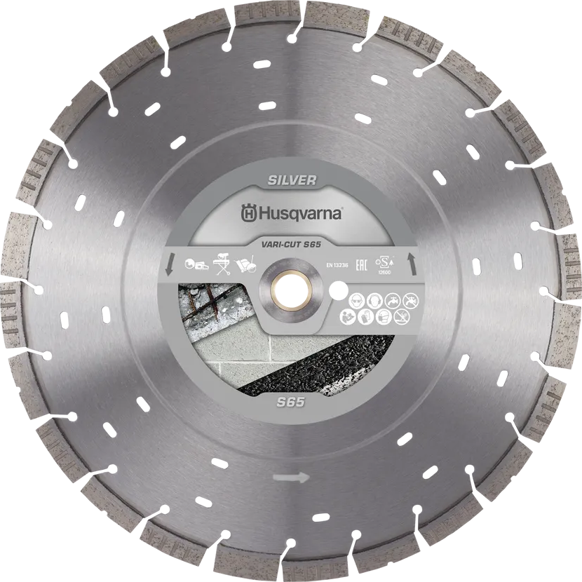 HSQ Blade Vari-Cut S65-400 Silver Abrasive Concrete