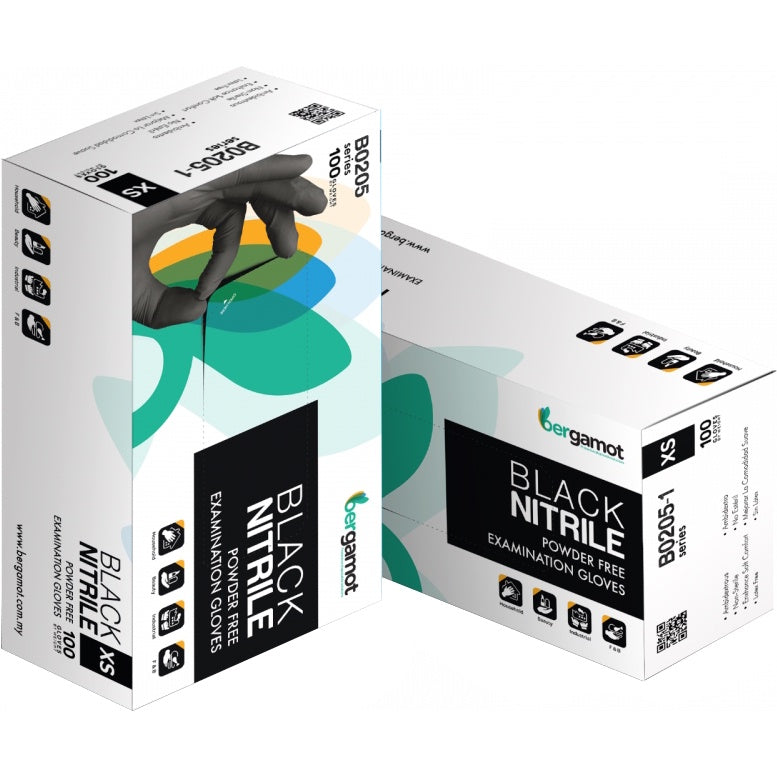 BMT Gloves Nitrile Black B0205 100pk – Concrete Warehouse Yatala