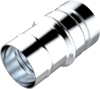 TNO Vac Hose Connector Steel TIV