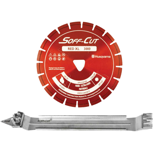 HSQ Blade Soff-Cut XL14-350 Early Entry w/ Skid Plate 343x3.2mm