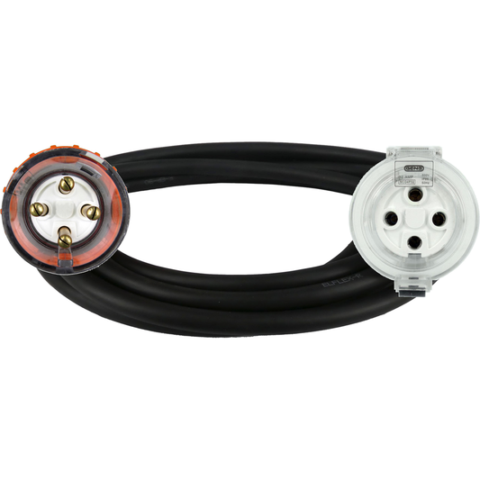 GEN Lead Complete 3-Phase 32A 4-Pin 6mm² PU 20-30m