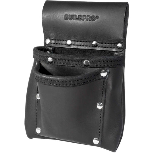 BPO Tool Belt Pouch Hold-All Leather Black