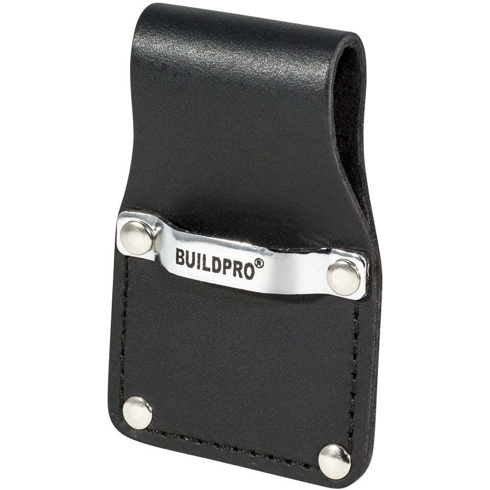 BPO Tool Belt Holder Tape Clip Leather Black