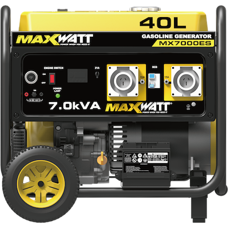 MWT Generator Open-Frame MX7000ES 7kVA 240V Petrol