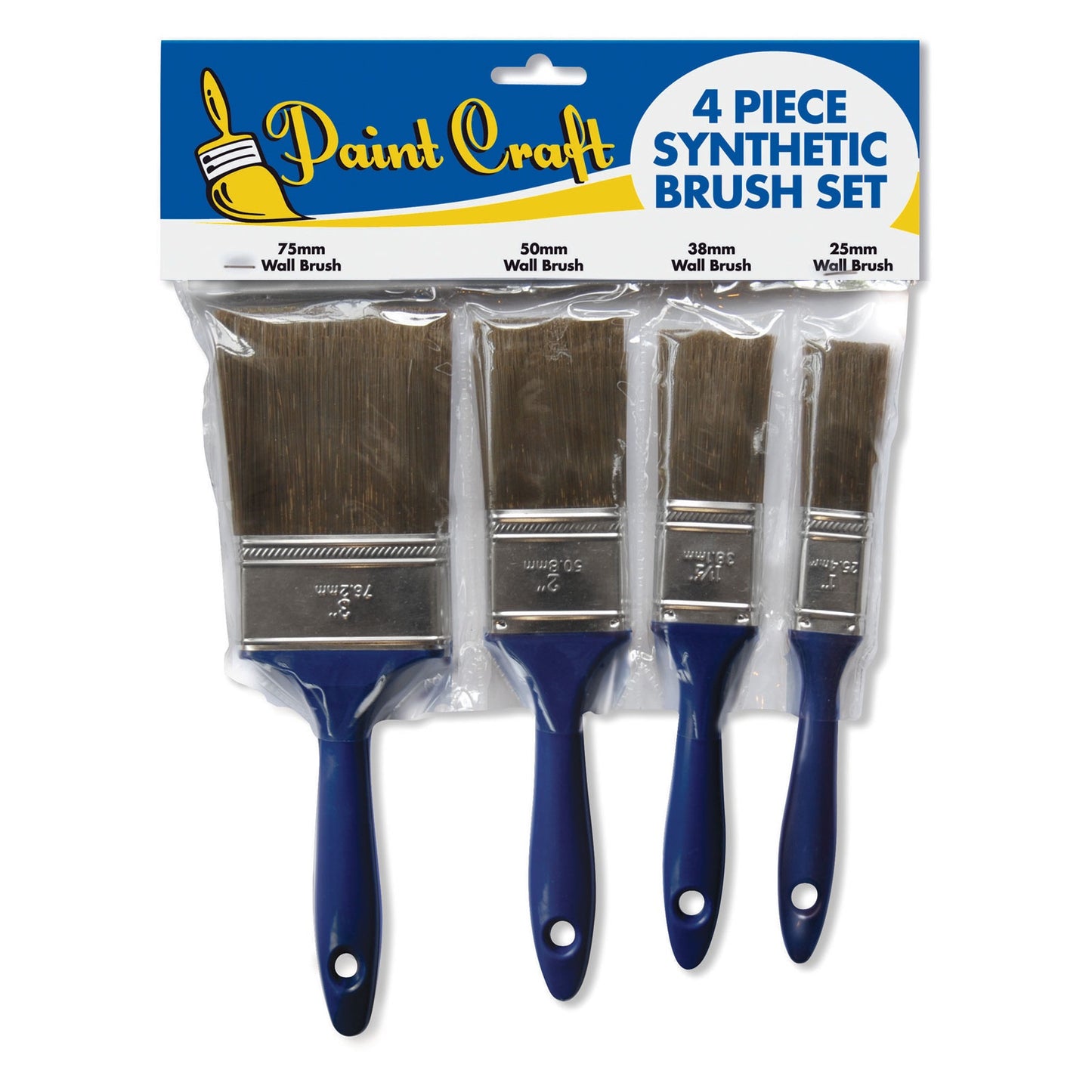 UPO Brush Set Paint Craft 4 Piece