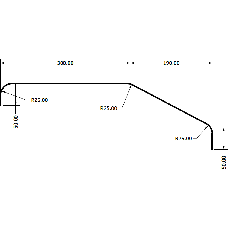 CWH Trowel H Kerb TMR Semi-Mountable S/S
