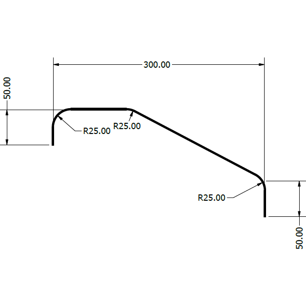 CWH Trowel H Kerb TMR Semi-Mountable S/S