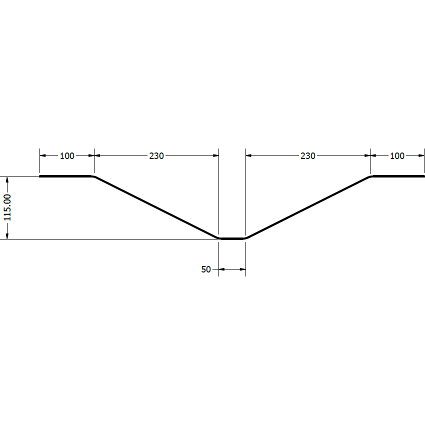 CWH Trowel H Kerb TMR Channel S/S