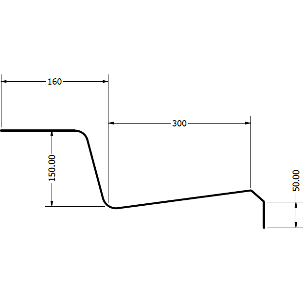 CWH Trowel H Kerb TMR Barrier S/S