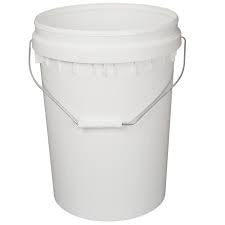 GNC Bucket Pail Plastic White 10/20L