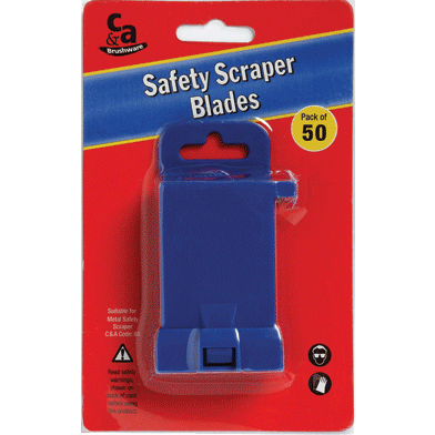 CAB Safety Scraper Blades Dispenser 50pk