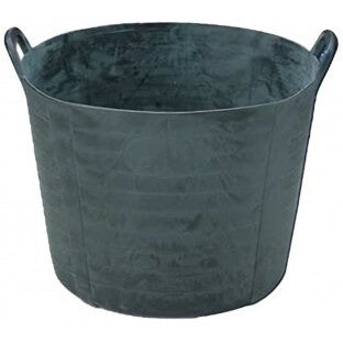 MFH Bucket Rubber 40L Black