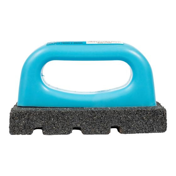 POPETPOP Ergonomic Handle Rub Brick Tool For Concrete Stain