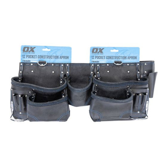 OXS Belt Apron Construction Leather 12 Pocket